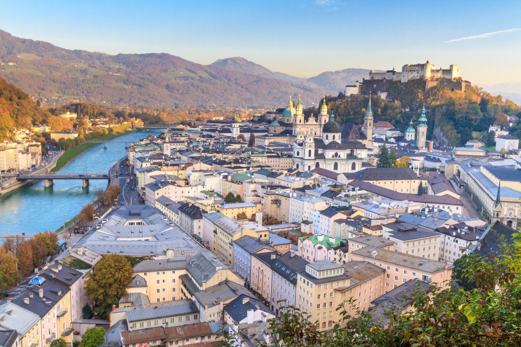 Sky View of Salzburg