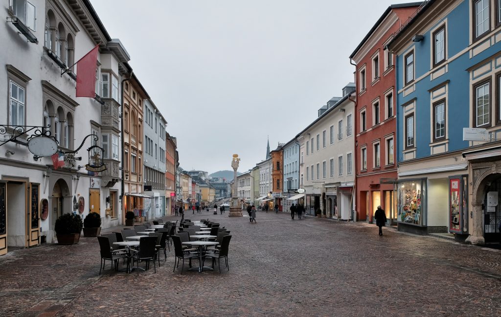 View Of Villach Main Square