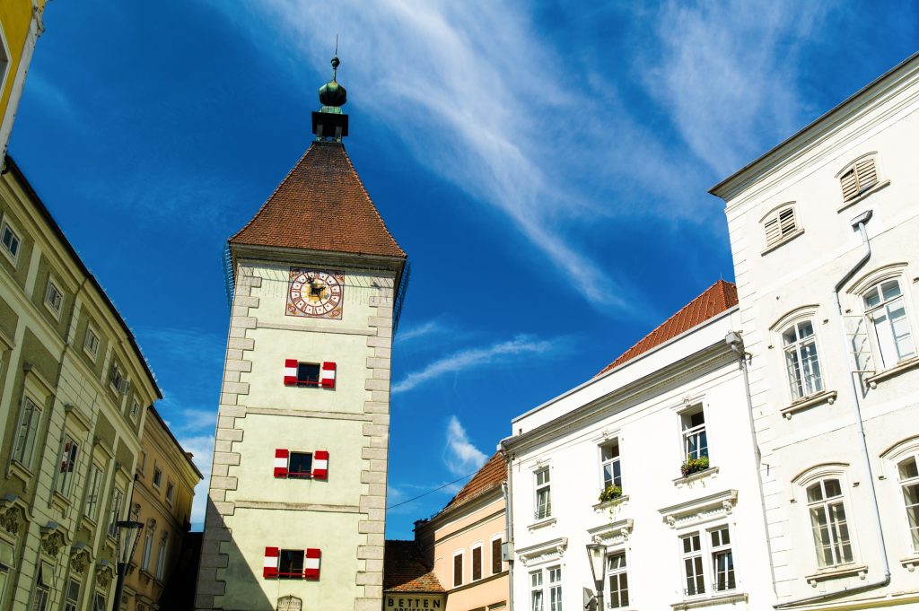 View of Wels from the ground